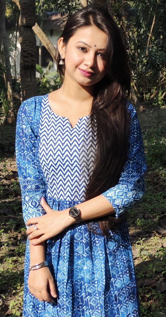 Me wearing Nykaa Ultra Matte Lipstick Grace 07 shade