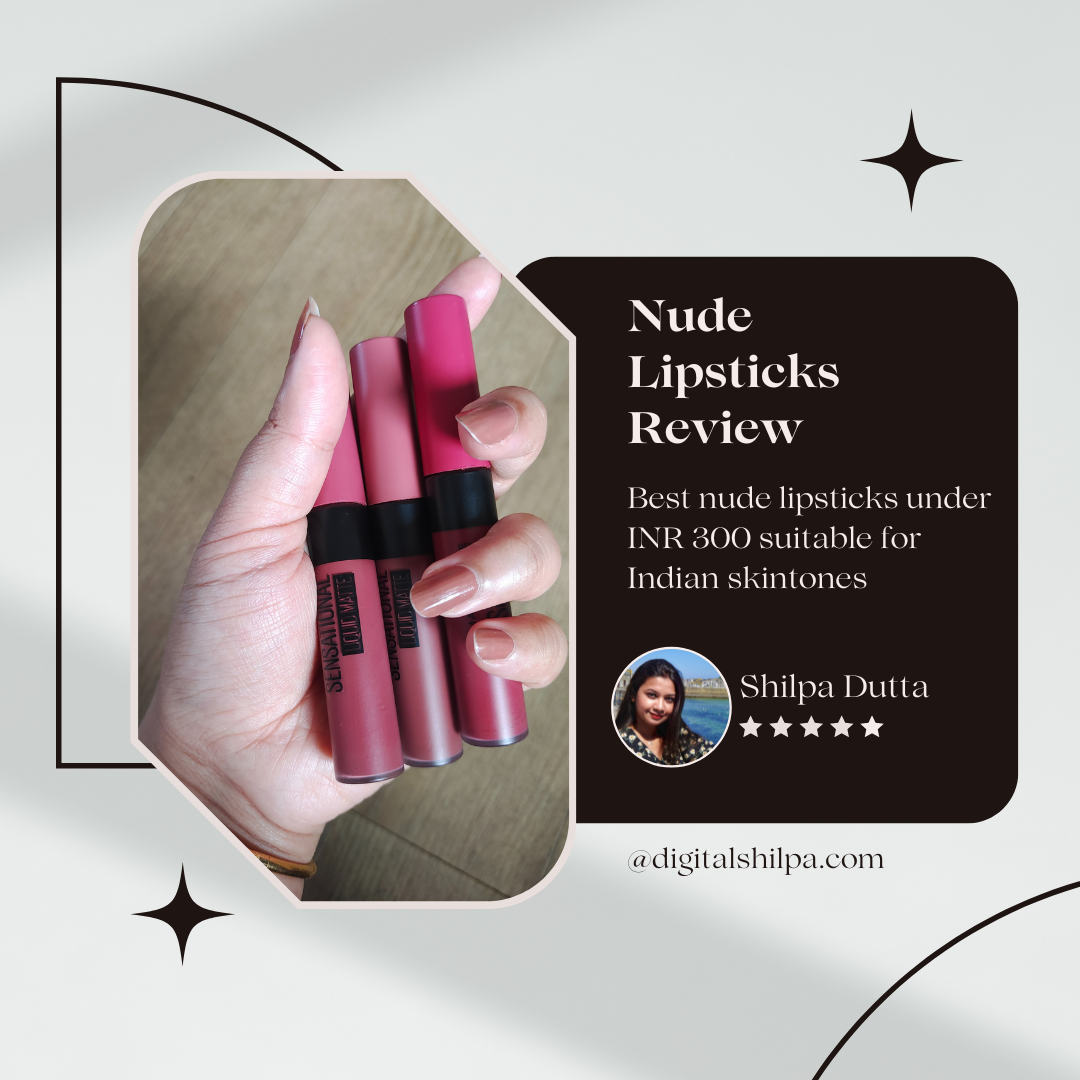 Read more about the article TOP 3 NUDE LIPSTICKS UNDER RS.300